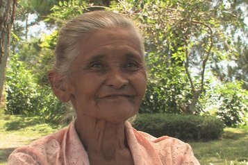 Portrait einer verschleppten Frau 