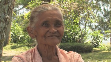 Porträt einer verschleppten Frau