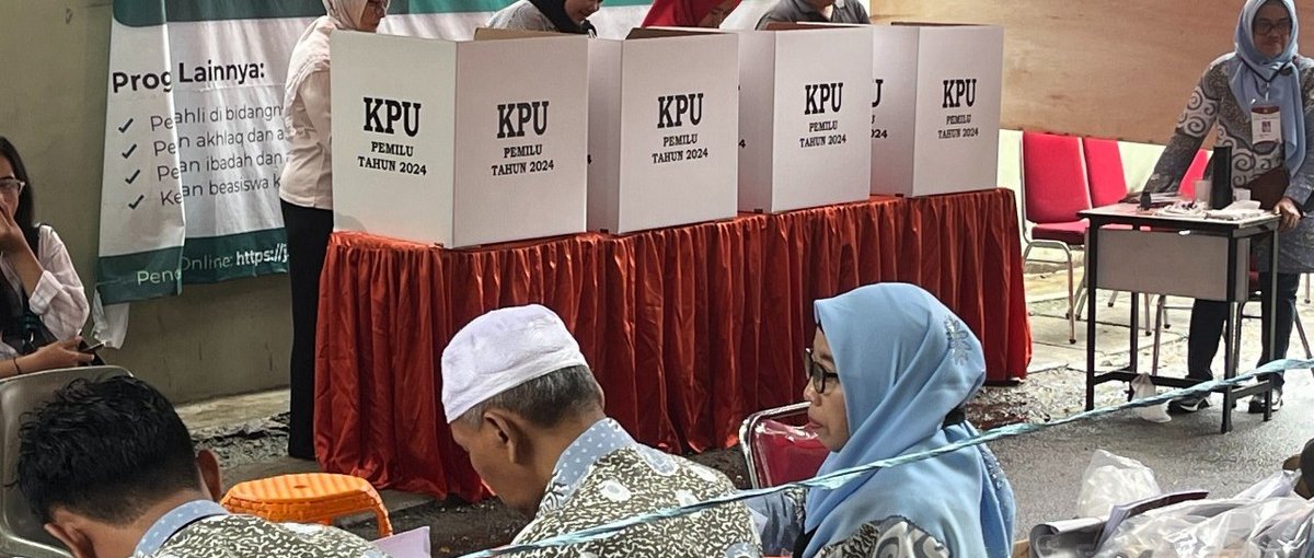 Wahltag in Jakarta
