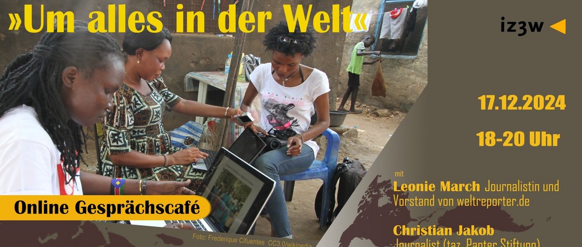 Flyer "Um alles in der Welt"