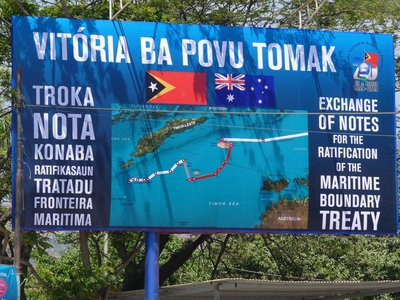 Timor-Leste hat die Auseinandersetzung mit Australien um die Seegrenze für sich entscheiden: Ein Sieg der ganzen Nation © Monika Schlicher