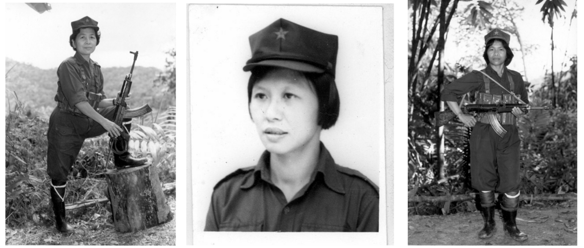 Guerillakämpferinnen (v.l.n.r.): Suria alias Atom (Thailand), Chen Xiu Zhu (Malay) & Chu Hong (Thailand)