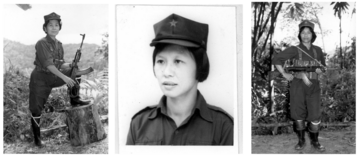 Guerillakämpferinnen (v.l.n.r.): Suria alias Atom (Thailand), Chen Xiu Zhu (Malay) & Chu Hong (Thailand)