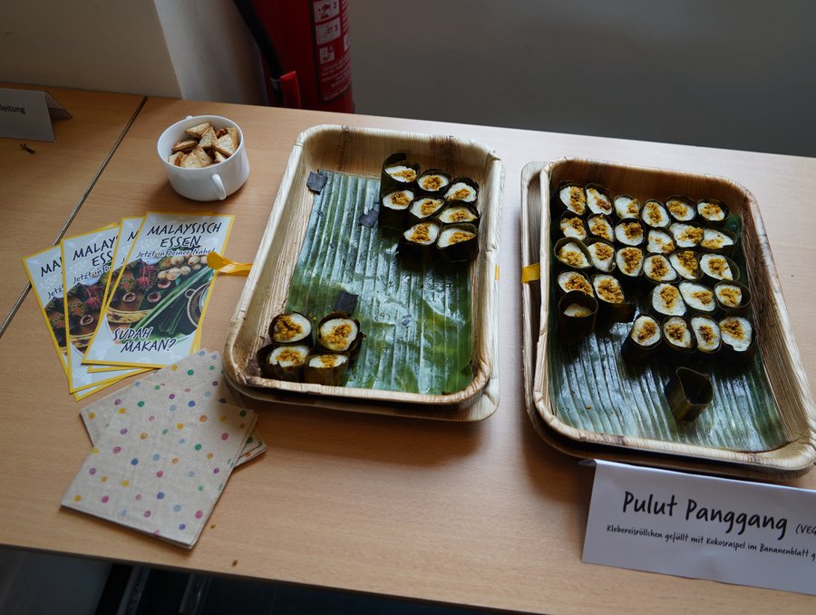 Malaysischer Nachmittagssnack zum Abschluss auf dem Asientag. © Stiftung Asienhaus Nachmittagssnack, Asientag 2024. © Stiftung Asienhaus