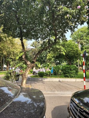 Proteste gegen Landenteignung in Hanoi nahe der Nationalversammlung. © Anonym