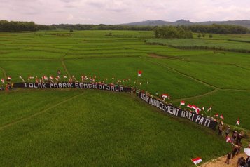 Kendeng-Gebirge Proteste