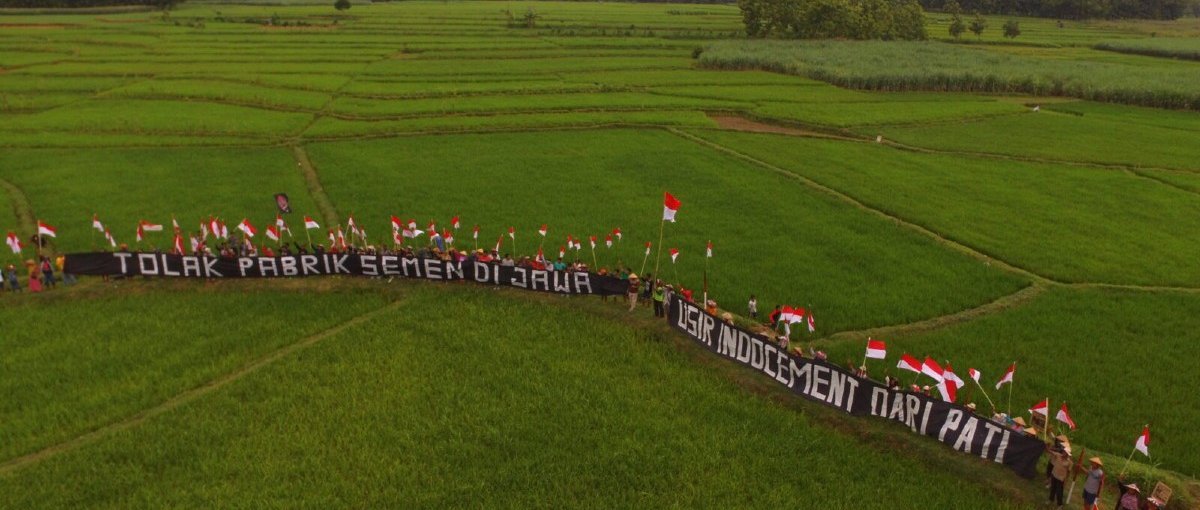 Kendeng-Gebirge Proteste