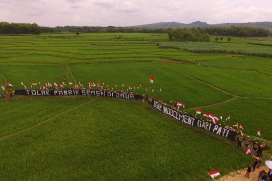 Kendeng-Gebirge Proteste