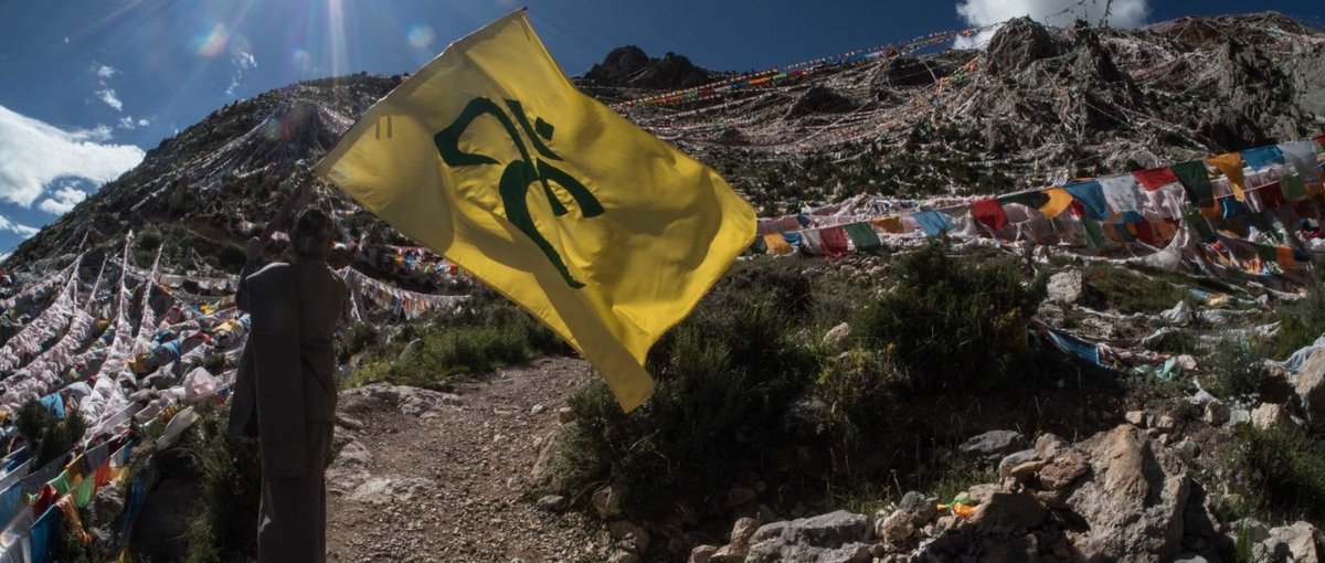 Arahmaianis Performance in Tibet als Teil der Serie Shadows of the Past, 2018. © Arahmaiani (alle Rechte vorbehalten)