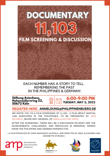 Flyer 11,103 - Film Screening and Discussion