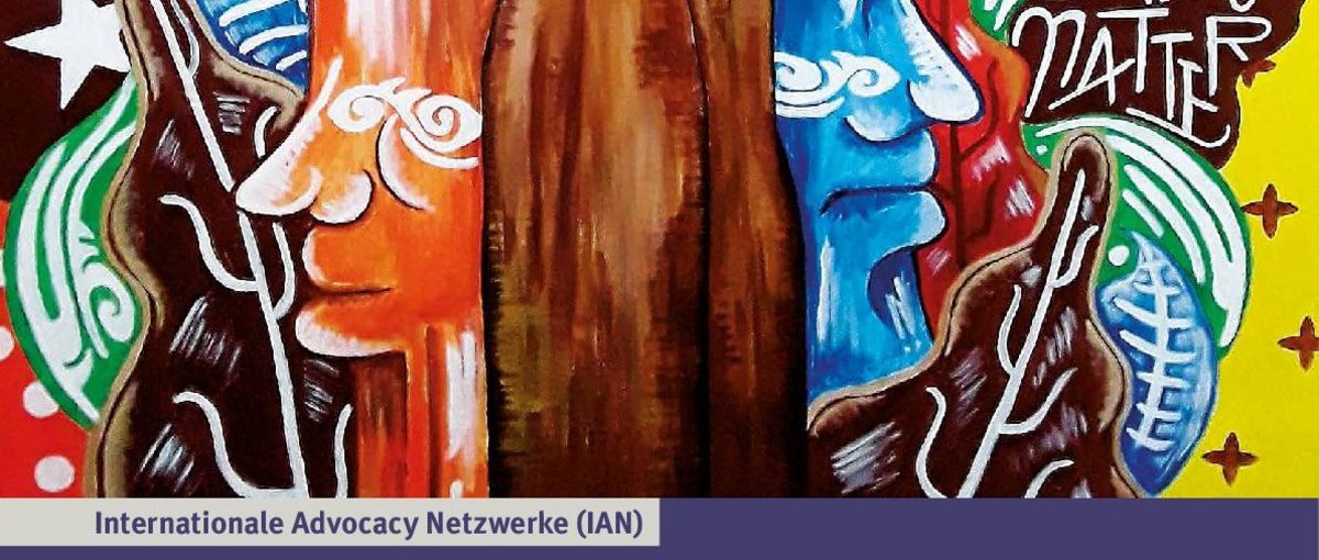 ”Lawan” (Lehne dich auf!), Gemälde von Michael Yan Devis. 2020 (Foto: Udeido)