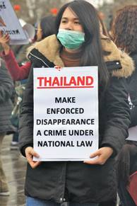 Protest gegen das Verschwindenlassen.