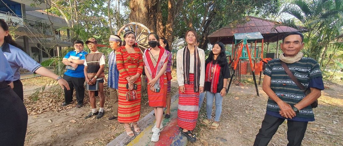 Vertreter*innen indigener Völker Kambodschas versammeln sich im Januar 2024 im Don Bosco Medienzentrum in Kep. © Don Bosco Media Communication Department, alle Rechte vorbehalten