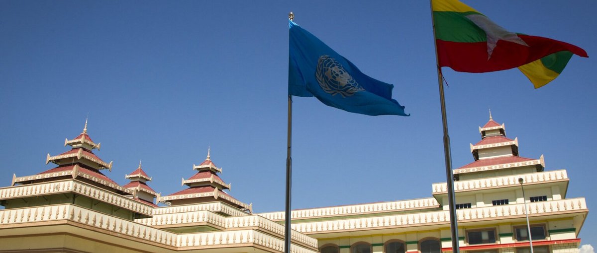 Das Parlamentsgebäude in Naypyidaw, in dem eine demokratische Gesetzgebung seit dem Frühjahr 2021 vergeblich zu suchen ist. © UN Photo / Flickr. CC BY-NC-ND 2.0 DEED