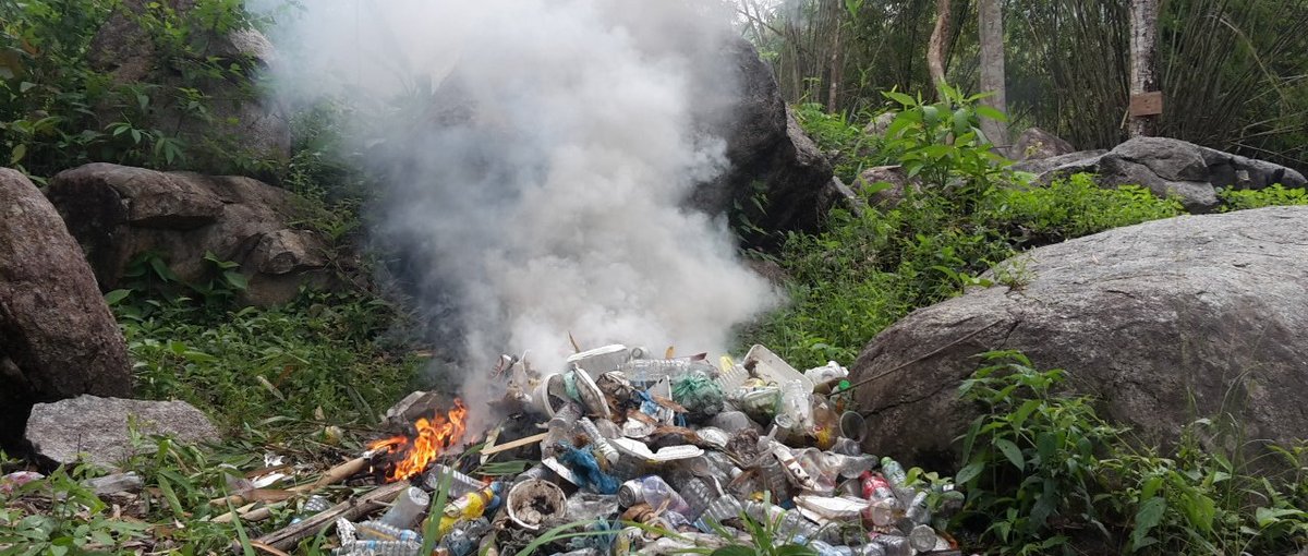 Verbrennung Kunststoffe