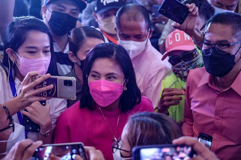 Former Vice-President Leni Robredo during a press conference in Naga City. (Picture: Yummie Dingding)
