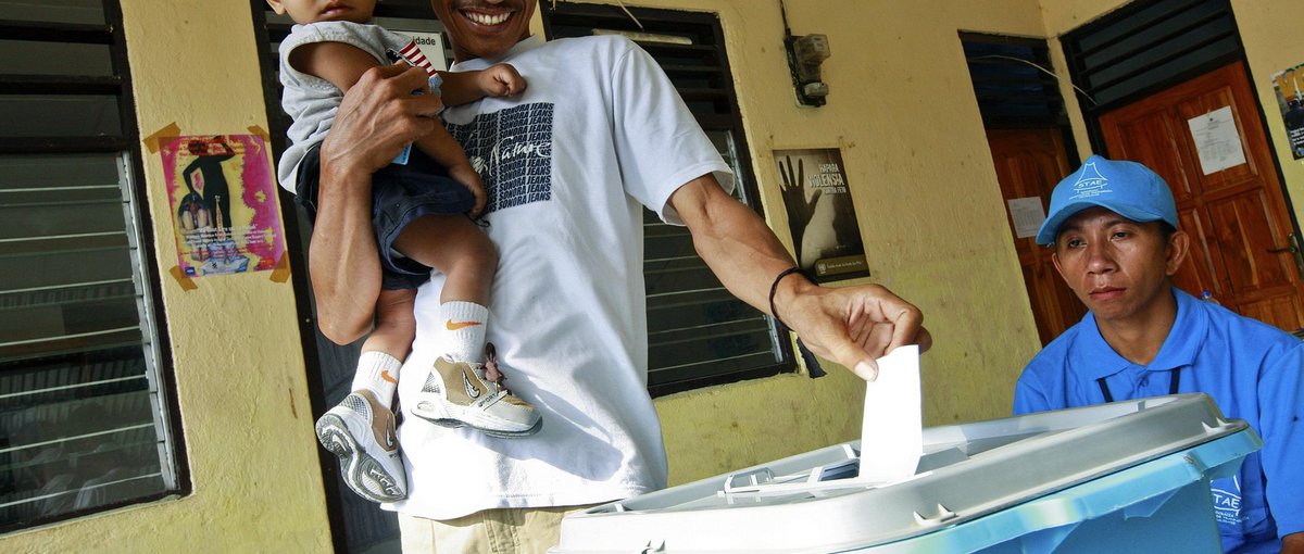 Wahltag in Timor-Leste