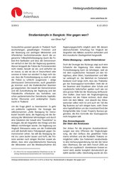 Titelseite der Hintergrundanalyse