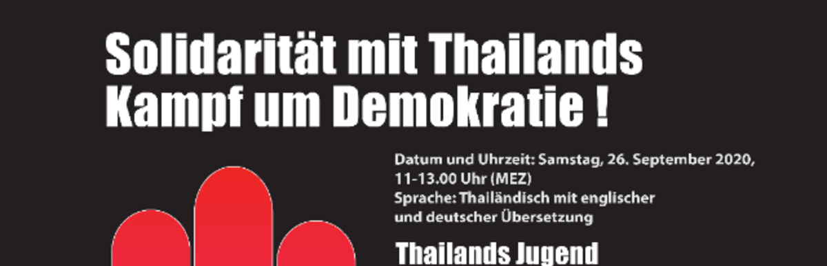 Protestbewegung in Thailand