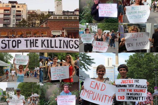 Fotokampagne beim Menschenrechtsfestival des Allerweltshauses 2019, Köln und Berlin.