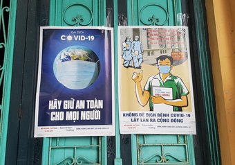 Corona-Kampagne der vietnamesischen Regierung