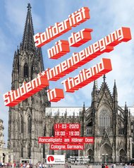 Solidarität mit der Student*innenbewegung in Thailand