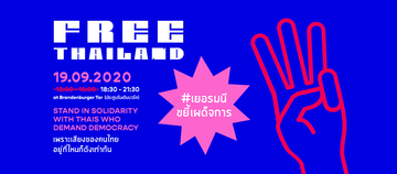 Thailändische Protestaktion in Berlin